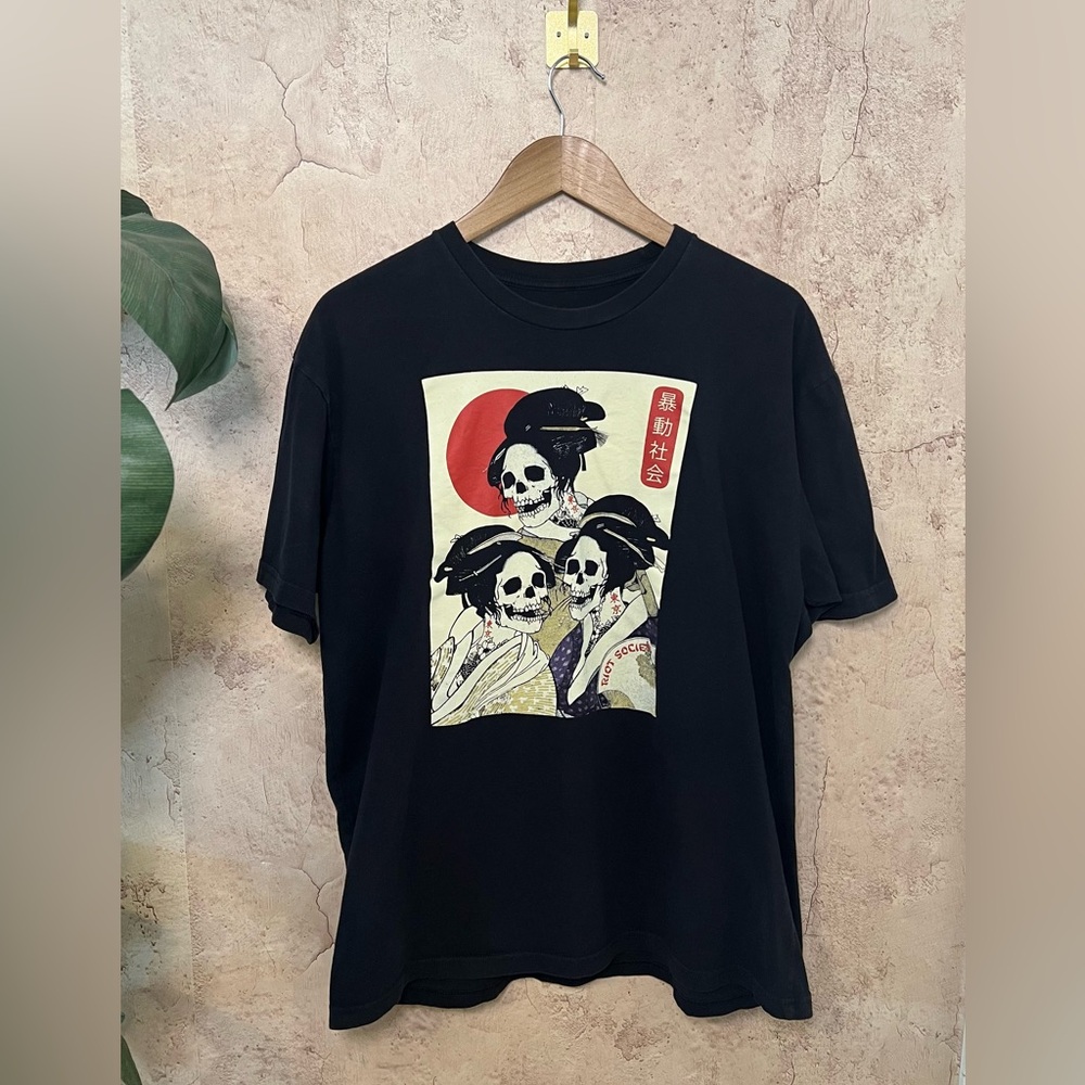 Riot Society Geisha Skull Graphic Tee